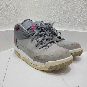 Jordan Flight 3 - gray w/ pink - youth size 6